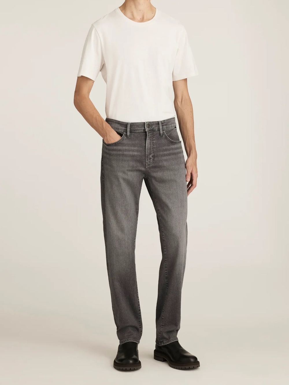 Mavi- Mens Gray Washed Jeans -